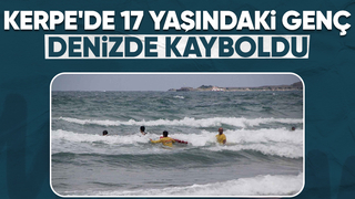 Kerpe'de boğulan genç aranıyor