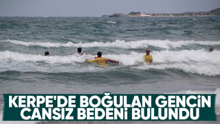 Kerpe'de boğulan gencin cesedi bulundu