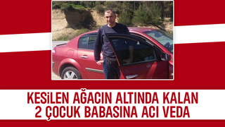 Kesilen ağacın altında kalmıştı, toprağa verildi