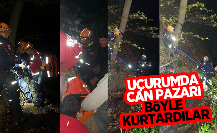 Kestane toplarken uçuruma düştü