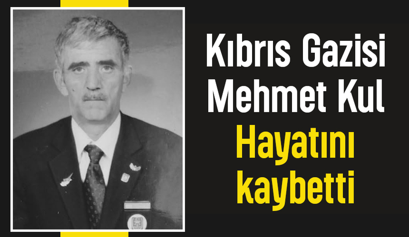 Kıbrıs gazisi hayatını kaybetti