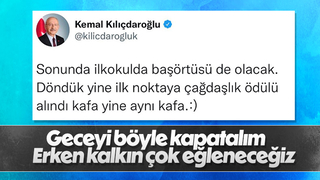 Kılıçdaroğlu, ilkokulda başörtüsü olmasına da karşı çıktı