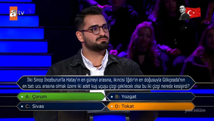 Kim Milyoner Olmak İster'de 5 milyonluk soru ilk kez açıldı