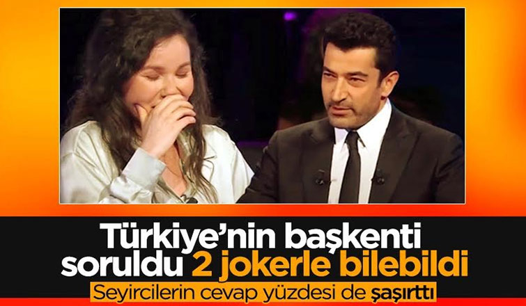 Kim Milyoner Olmak İster'de Türkiye'nin başkenti sorusu yarışmacıyı zorladı