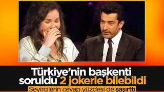 Kim Milyoner Olmak İster'de Türkiye'nin başkenti sorusu yarışmacıyı zorladı