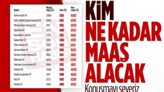 Kim ne kadar maaş alacak?