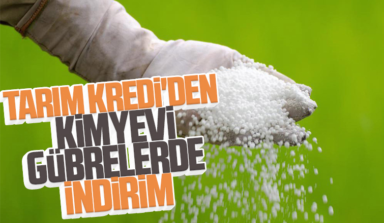 Kimyevi gübrelerde indirim 