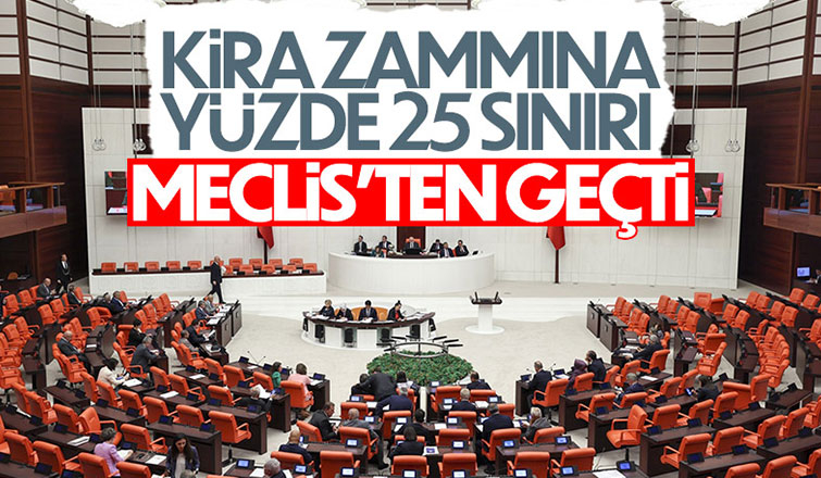 Kira artışına sınırlama TBMM'den geçti