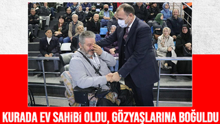 Kiradaydı, kurada ev çıktı gözyaşlarına boğuldu