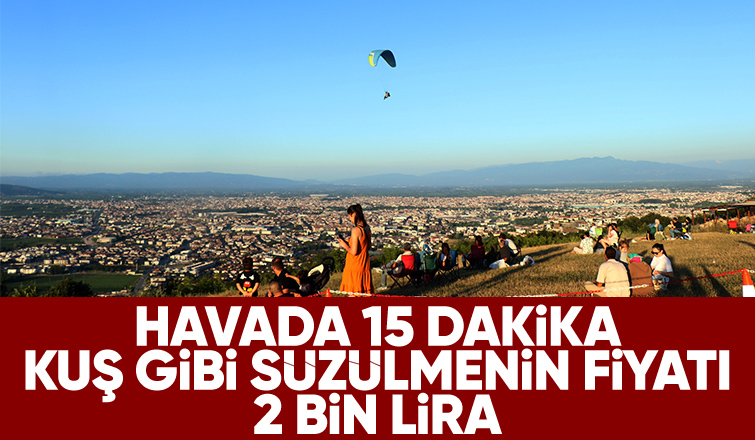 Kırantepe yamaç paraşütçülerinin gözdesi oldu