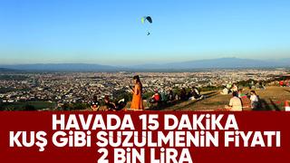 Kırantepe yamaç paraşütçülerinin gözdesi oldu