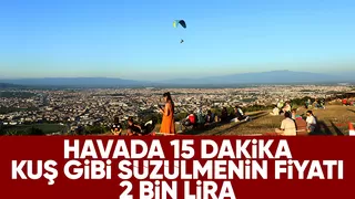 Kırantepe yamaç paraşütçülerinin gözdesi oldu