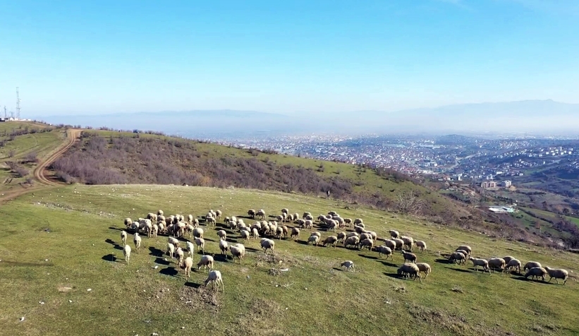 Kırcaali Yaylası havadan görüntülendi