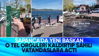 Kırkpınar sahilindeki o teller kapatıldı