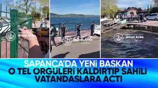 Kırkpınar sahilindeki o teller kapatıldı