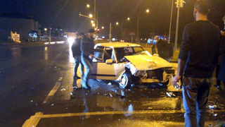 Kırmızı ışık ihlali kötü bitti