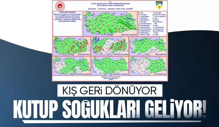 Kış geri dönüyor, sıcaklıklar sert düşecek
