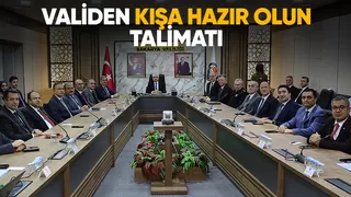 Kış tedbirleri için toplantı