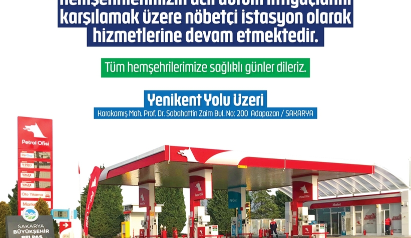 Kısıtlama günlerinde akaryakıt istasyonu hizmette olacak