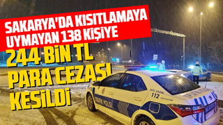 Kısıtlamaya uymayanlara ceza yağdı