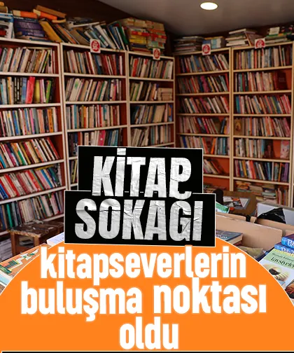 Kitap Sokağı kitapseverlerin buluşma noktası oldu
