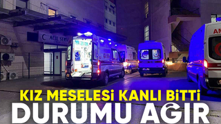 Kız meselesinde bir kişi bıçaklandı