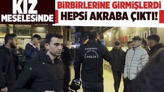 Kız meselesinde birbirlerine girmişlerdi; 5 gözaltı