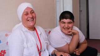 Kızılay gönüllüsü 