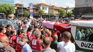 Kızılay şehidi son yolculuğuna uğurlandı