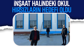 Kızılcaali köyünde inşaatı devam eden okul  kez soyuldu