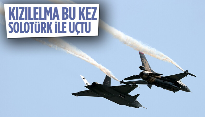 Kızılelma ve SOLOTÜRK'ten birlikte tarihi uçuş