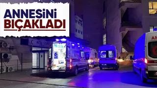 Kızının bıçakladığı kadın yaralandı