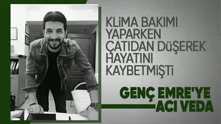 Klima bakımı yaparken çatıdan düşmüştü, toprağa verildi