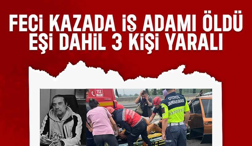 KMO'daki kazada 1 kişi öldü, 3 yaralı