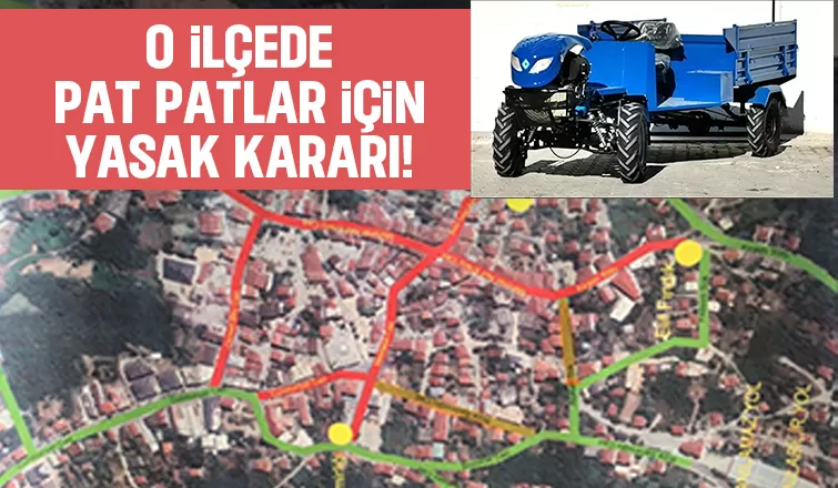 Kocaali'de patpatlara merkez ve sahile giriş yasağı
