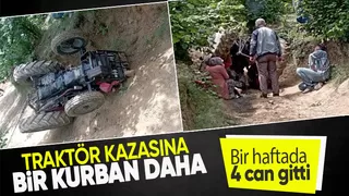 Kocaali'de ters dönen traktörün altında hayatını kaybetti