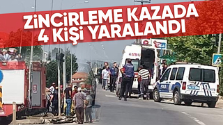 Kocaali'de zincirleme kaza: 4 yaralı