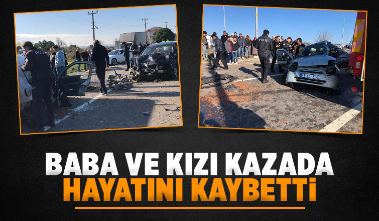 Kocaali'deki feci kazada baba ve kızı öldü