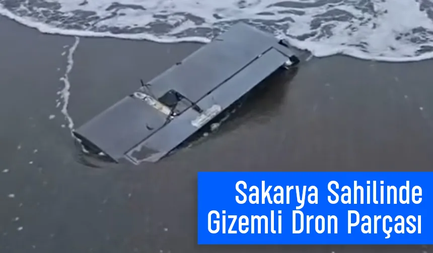 Kocaali sahilinde dron parçası bulundu