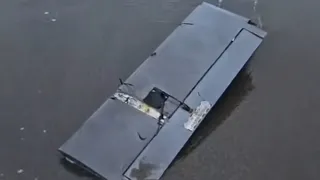 Kocaali sahilinde dron parçası bulundu