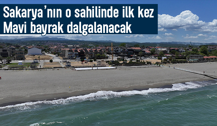 Kocaali sahilinde mavi bayrak heyecanı