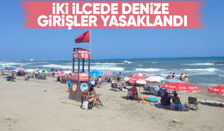 Kocaali ve Kaynarca'da denize girişler yasaklandı