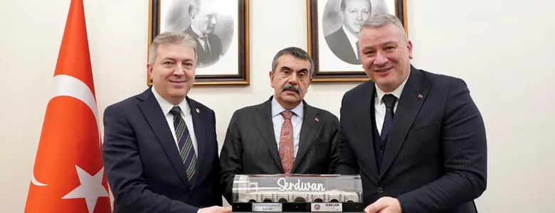 Kocacık ve Çelik'ten Milli Eğitim Bakanı Tekin'e ziyaret