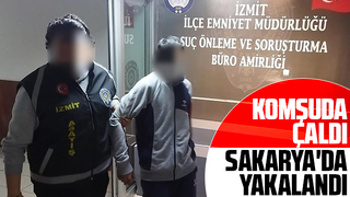 Kocaeli'den çaldı, Sakarya'da yakalandı