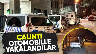 Kocaeli'den çaldılar Akyazı'da polise yakalandılar