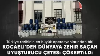 Kocaeli merkezli 3 ilde uyuşturucu operasyonu: Uluslararası örgüt çökertildi