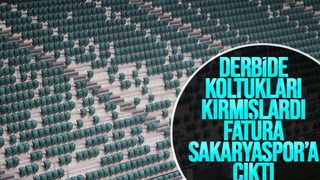 Kocaeli'nde kırılan koltukların faturasını Sakaryaspor ödeyecek