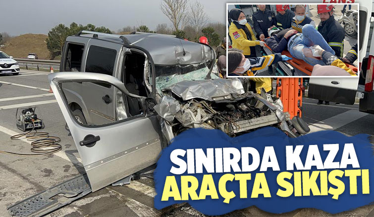 Kocaeli sınırında kaza