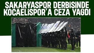 Kocaelispor'a derbideki olaylar nedeniyle ceza yağdı