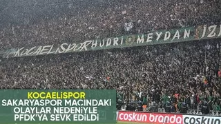 Kocaelispor'a Sakaryaspor maçındaki olaylar nedeniyle ceza yolda